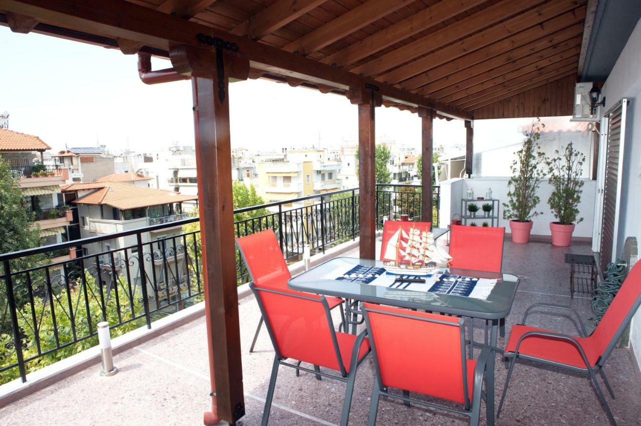 Amazing Loft Skyview Apartment Tesalonika Bagian luar foto